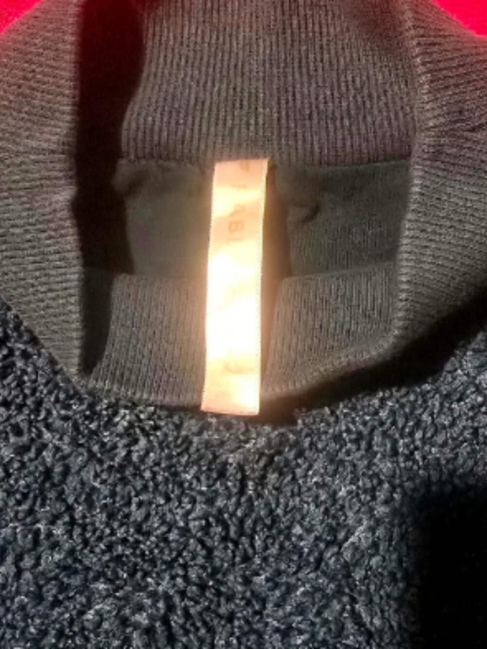 Fabletics Cropped Teddy Fleece Pullover Sweater – XS – Gently Used - Picture 2 of 6